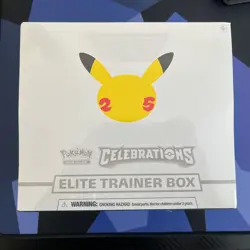 Pokemon TCG Celebrations 25th Anniversary Elite Trainer Box ETB New Sealed - Image 1