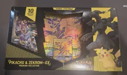 Pokemon TCG Pikachu & Zekrom-GX Premium Collection Box Sealed Evolving Skies ✨💥 - Image 1
