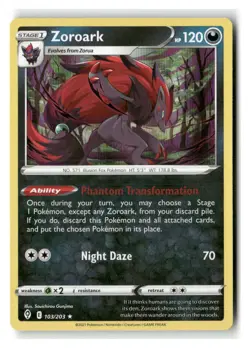 Zoroark 103/203 Promo Deck Exclusives Pokemon Near Mint - Image 1