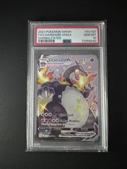 Charizard Vmax SV107/SV122 Pokemon Shining Fates PSA 10 - Image 1
