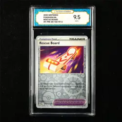 TQG 9.5 MINT+ 2025 Pokemon ENG Rescue Board 126/131 U - Image 1