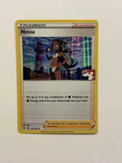 Nessa 157/185 Pokemon Prize Pack Variant Sword & Shield Line Holo G - Image 1