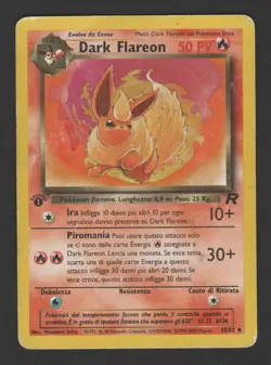 Dark Flareon Team Rocket 1a Edizione 35/82 ITA - Carta Pokemon - Image 1