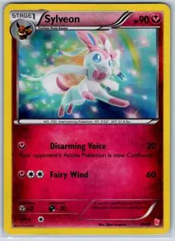 Sylveon (#30 - Holo) Holo XY Trainer Kit: Sylveon & Noivern 30/30 MP-LP Pokemon - Image 1