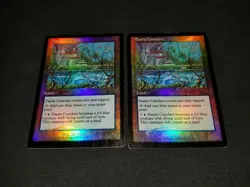 MTG 2x Urza's Legacy uncommon land HP FOIL Faerie Conclave ships w/ tracking - Image 1