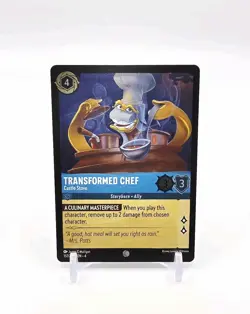 Disney Lorcana TCG Ursula's Return Transformed Chef Common Cold Foil 157/204 - Image 1