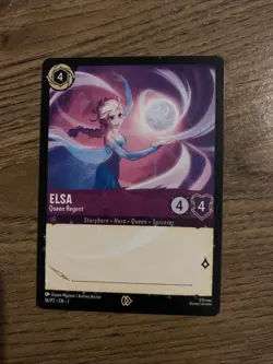 Disney Lorcana Elsa Queen Regent Promo Signature card. 16/P2 - Frozen - Image 1