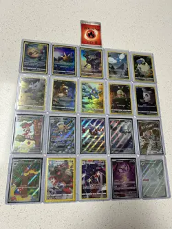 Pokemon Collection Lot 20 Cards - Full Arts and Trainer Gallerys w/ toploaders - Image 1