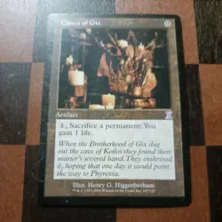 Mtg Claws of Gix MP Time Spiral Magic the Gathering Artifact Card Saga - Image 1