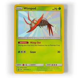 Pokemon - Wimpod - SV4/SV94 - SM Hidden Fates - Shiny Vault Card - Image 1