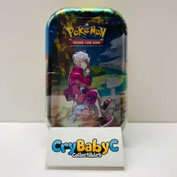 Pokemon Crown Zenith Mini Tin Bede Sealed 2 Packs 1 Sticker Sheet 1 Art Card - Image 1