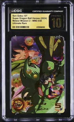 CGC 10 Son Goku: Gt MM2-038 Super Dragon Ball Heroes Card TCG 060 - Image 1