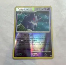 Gengar 27/130 Diamond & Pearl Reverse Holo Rare 110 HP Pokemon TCG Card 2007 - Image 1