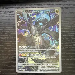 Pokemon N's Zekrom Promo Holo Card 037 130 HP Shred Rampaging Thunder - Image 1