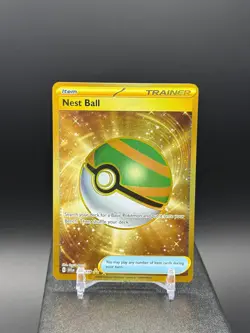 Pokemon - Nest Ball Trainer Card 255/198 - TCG SV Base Set Hyper Rare One Owner - Image 1
