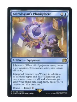 Astrologian's Planisphere R 0046 Regular Final Fantasy Magic the Gathering Card - Image 1