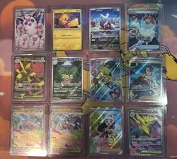 Pokemon TCG Singles Lot Fullarts, Promos, Illustration Rares 12 Cards NM - Image 1