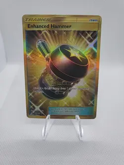 Enhanced Hammer 162/160 Secret Rare XY-Primal Clash Holo Card Full Art - Image 1