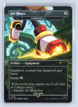Magic the Gathering Secret Lair Sonic Air Shoes Swiftboot Boots 2096 Non Foil - Image 1