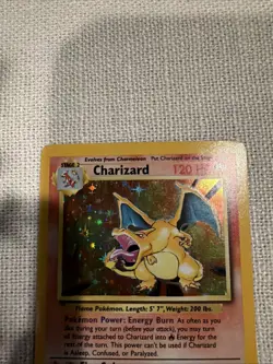 Pokemon TCG Charizard Base Set Holo Unlimited Rare Card 4/102 Great Condition/NM - Image 3