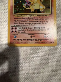Pokemon TCG Charizard Base Set Holo Unlimited Rare Card 4/102 Great Condition/NM - Image 4