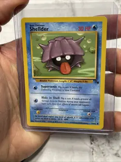 Pokemon WOTC Shellder 54/62 Fossil Set UNLIMITED Common NM/MT Card Never Played - Image 1