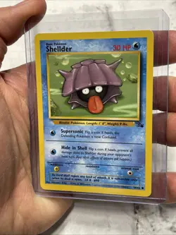 Pokemon WOTC Shellder 54/62 Fossil Set UNLIMITED Common NM/MT Card Never Played - Image 2