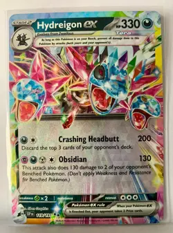 Hydreigon EX 119/191 Double Rare Card - Surging Sparks Set - Pack Fresh - Image 1