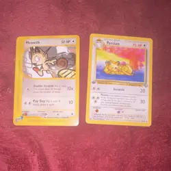Pokemon Meowth Persian Card Lot Expedition Jungle 1st Edition English - Image 1