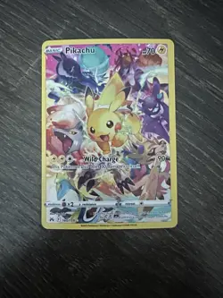 Pikachu Full Art 160/159 Crown Zenith Rainbow Secret Card 10246 - Image 1