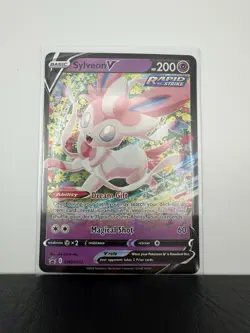 Sylveon V - SWSH202 - Pokemon Sword & Shield Promo Ultra Rare Holo Card - Image 1