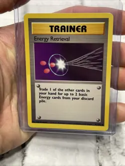Energy Retrieval 81/102 - NM Base Set Pokemon Card Vintage Vtg Nintendo TCG WOTC - Image 1