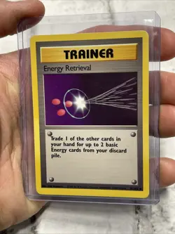 Energy Retrieval 81/102 - NM Base Set Pokemon Card Vintage Vtg Nintendo TCG WOTC - Image 2