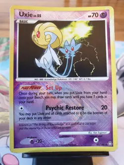 UXIE 43/146 REVERSE HOLO LEGENDS AWAKENED 2008 POKEMON CARD - Image 1
