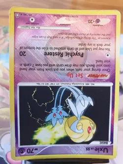 UXIE 43/146 REVERSE HOLO LEGENDS AWAKENED 2008 POKEMON CARD - Image 2