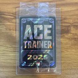 2025 Pokemon Celebratory Fanfare Ace Trainer Reward Card SEALED PROMO - Image 2