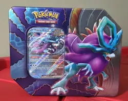 Pokemon Trading Card Game Paradox Clash Tin - Walking Wake EX - NEW - Image 1