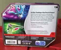 Pokemon Trading Card Game Paradox Clash Tin - Walking Wake EX - NEW - Image 2