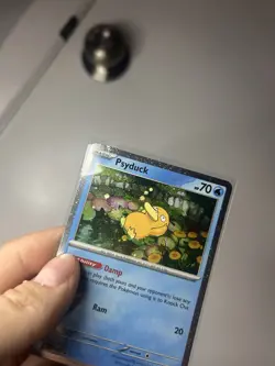 Pokemon Psyduck 007 Promo SWIRL!!! PERFECT CARD!!! - Image 2