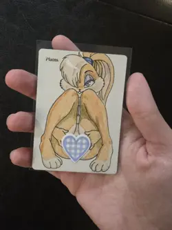 Magic MTG Altered Plains / Land Card | Hand Painted & Color Bunny Girl - Image 2