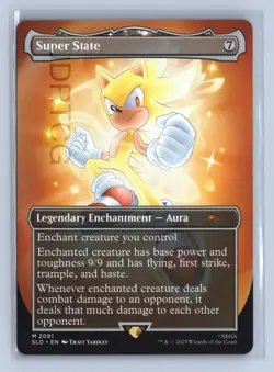 Magic the Gathering Secret Lair Sonic Drop Non Foil Super State 2081 - Image 1