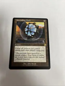 Unwinding Clock Nonfoil Card #61 MTG LP - Image 1