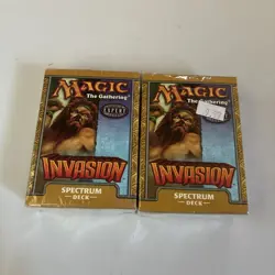 Magic the Gathering—X2–Invasion Spectrum Theme Deck *Sealed* 2 DECKS TOTAL - Image 1