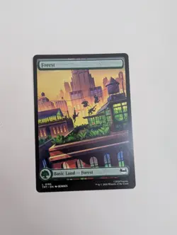 MTG - Forest 0195 - Teenage Mutant Ninja Turtles NM/M Condition - Image 1