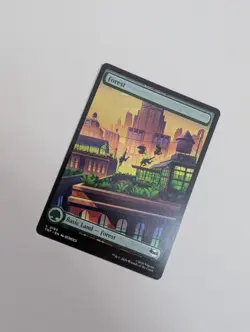 MTG - Forest 0195 - Teenage Mutant Ninja Turtles NM/M Condition - Image 2