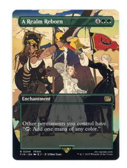 A Realm Reborn (Borderless) R 0344 Regular Final Fantasy Magic the Gathering MTG - Image 1