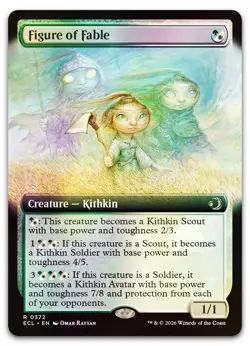 Figure of Fable (Extended Art) #372 (Foil) (NM) ECL Magic MTG - Image 1