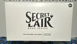 MTG SECRET LAIR DROP POST MALONE: THE LANDS TRADITIONAL FOIL SEALED - Image 1