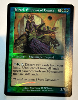 Jolrael, Empress of Beasts FOIL - Prophecy - MTG Magic the Gathering EX/NM - Image 1