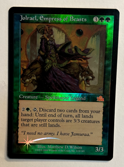 Jolrael, Empress of Beasts FOIL - Prophecy - MTG Magic the Gathering EX/NM - Image 2